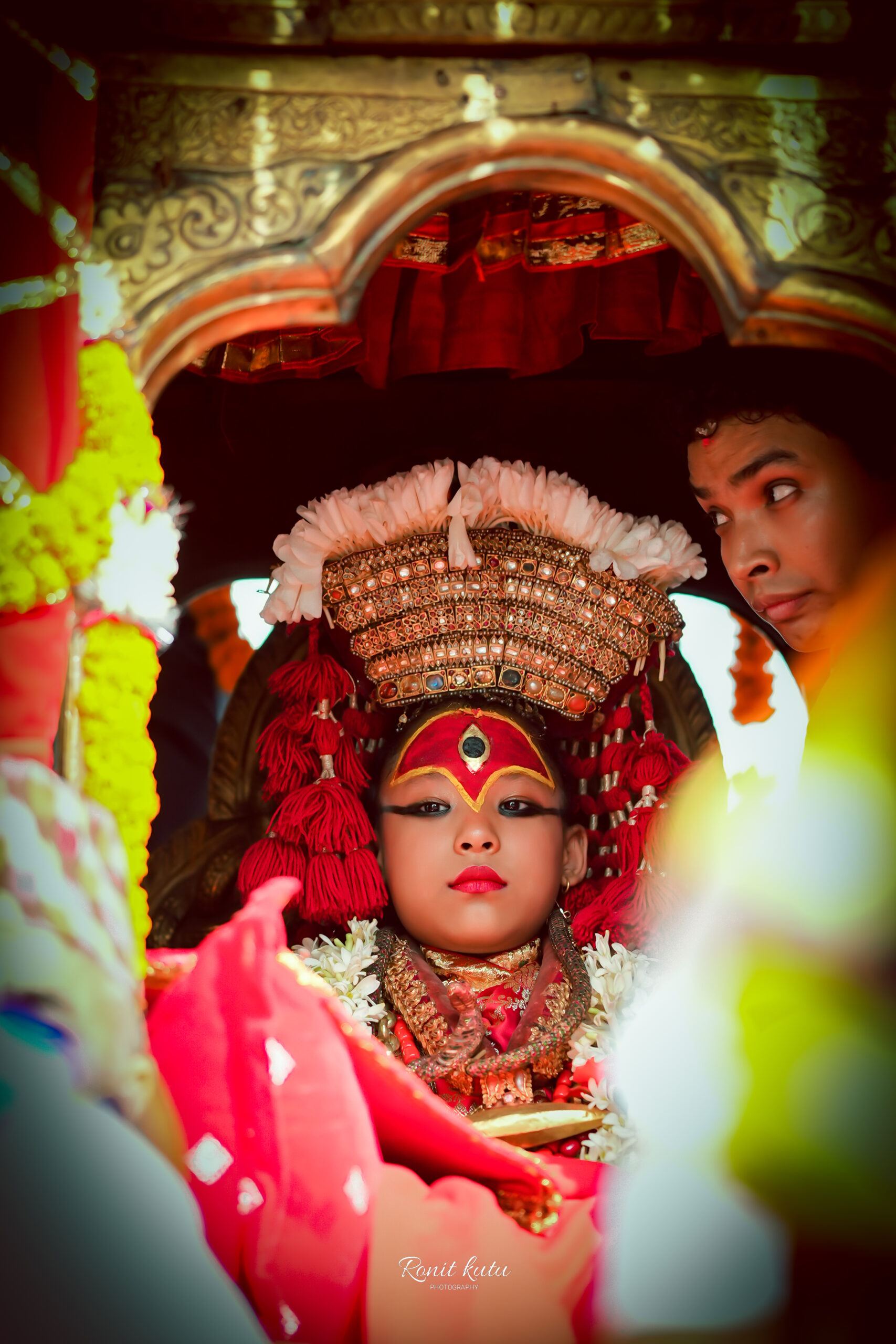 Kumari Puja in the occasion of Indrajatra