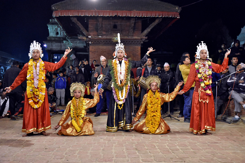 Dance and drama in Patan